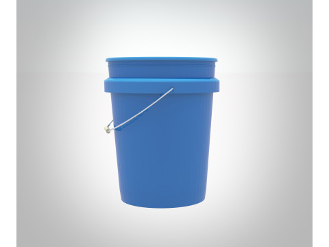 5 Gallon Bucket - Plastic 3D Модель