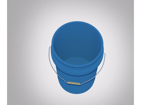 5 Gallon Bucket - Plastic 3D Модель
