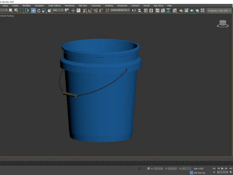 5 Gallon Bucket - Plastic 3D Model