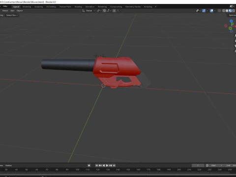 Air Blower 3D Model