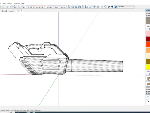 Air Blower Model 3D