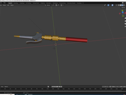 Air Nozzle Sprayer Modelo 3D