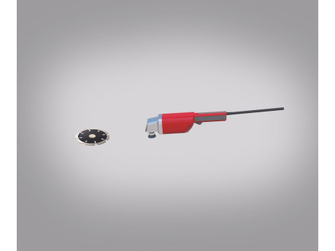 Angle Grinder-Diamond Blade 3D Model