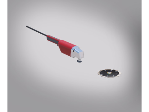 Angle Grinder-Diamond Blade 3D Model