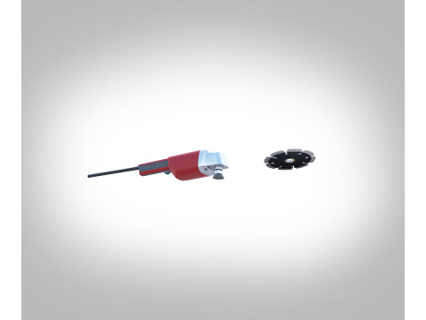 Angle Grinder-Diamond Blade 3D Model