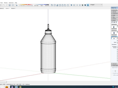 Glue Bottle Model 3D