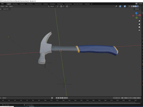 Martelo Modelo 3D