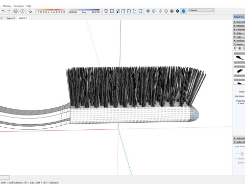 Hand Brush Model 3D
