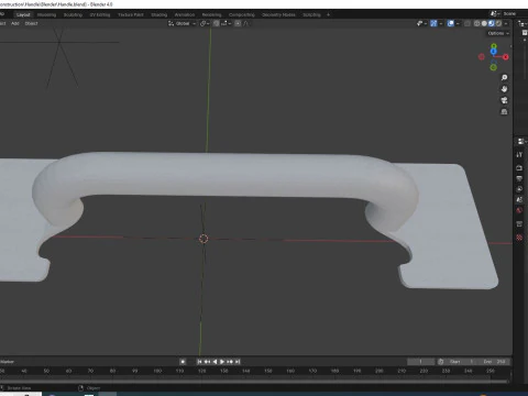 Handle - Metal 3D Model