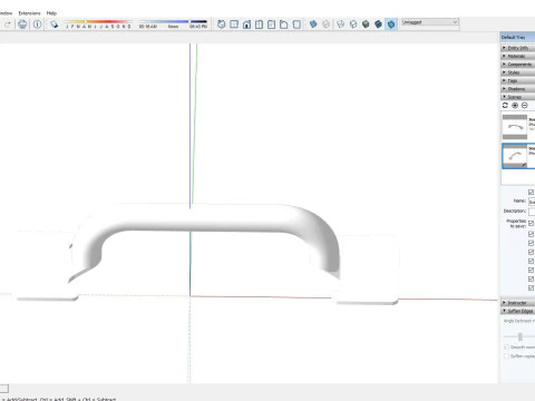 Handle - Metal 3D Model