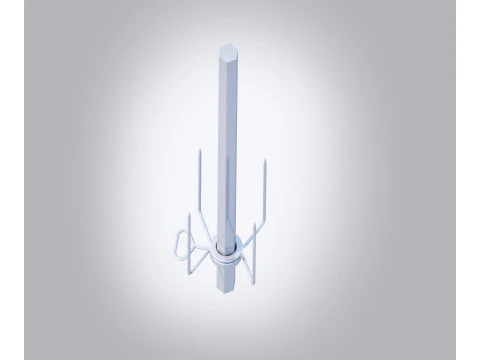 Шестигранный стержень-барбекю 3D Модель