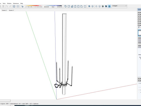 Hex Rod -BBQ Modello 3D