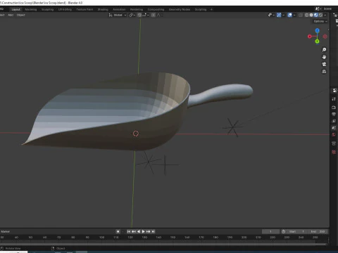 Ice Scoop 3D Model
