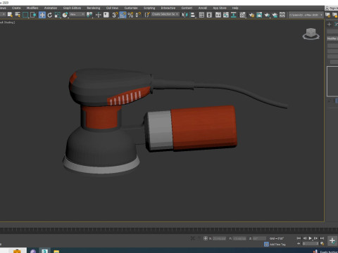 Orbital Sander 3D Model