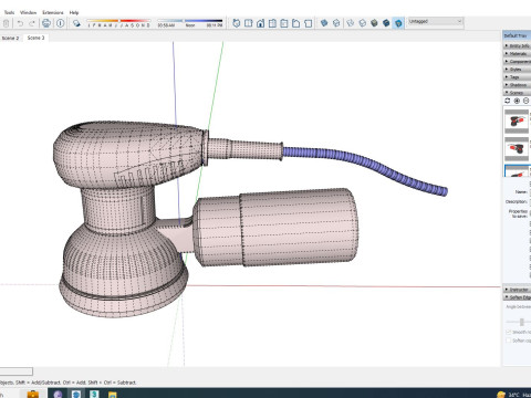 Orbital Sander 3D Model