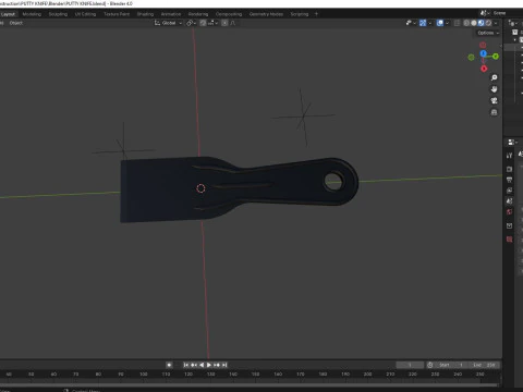 Putty Knife 3D Model