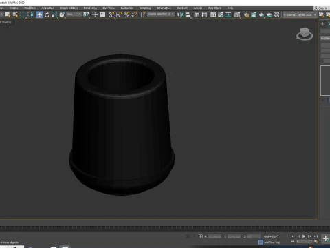 Rubber Chair Leg Stopper 3D Model