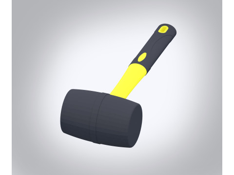 Rubber Mallet 3D Model