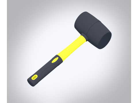 Rubber Mallet Modello 3D