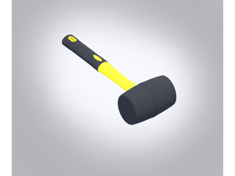 Rubber Mallet Modello 3D