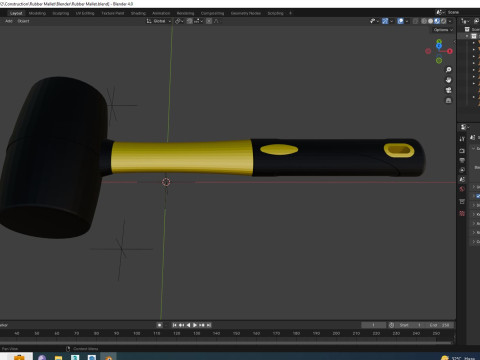 Rubber Mallet Modello 3D