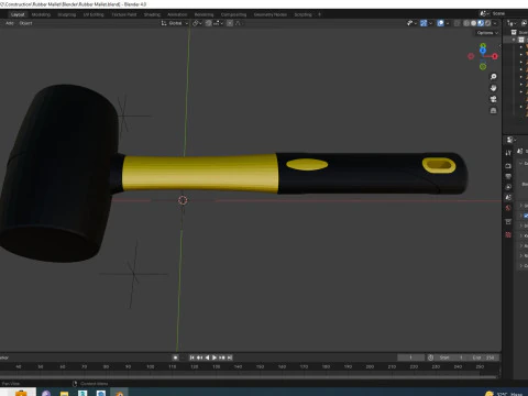 Rubber Mallet 3D Model