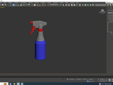 Spray Bottle Model 3D