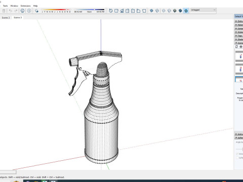 Spray Bottle Model 3D