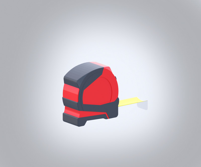 Tape Measure Modello 3D .c4d .max .obj .3ds .fbx .stl .blend