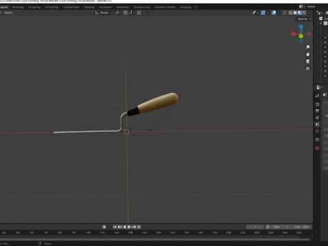 Tuck Pointing Trowel Modelo 3D