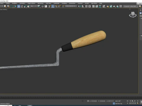 Tuck Pointing Trowel 3D Model