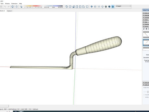 Tuck Pointing Trowel Modelo 3D