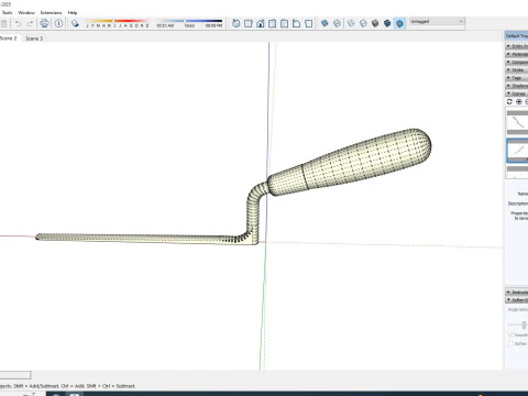 Tuck Pointing Trowel 3D Model