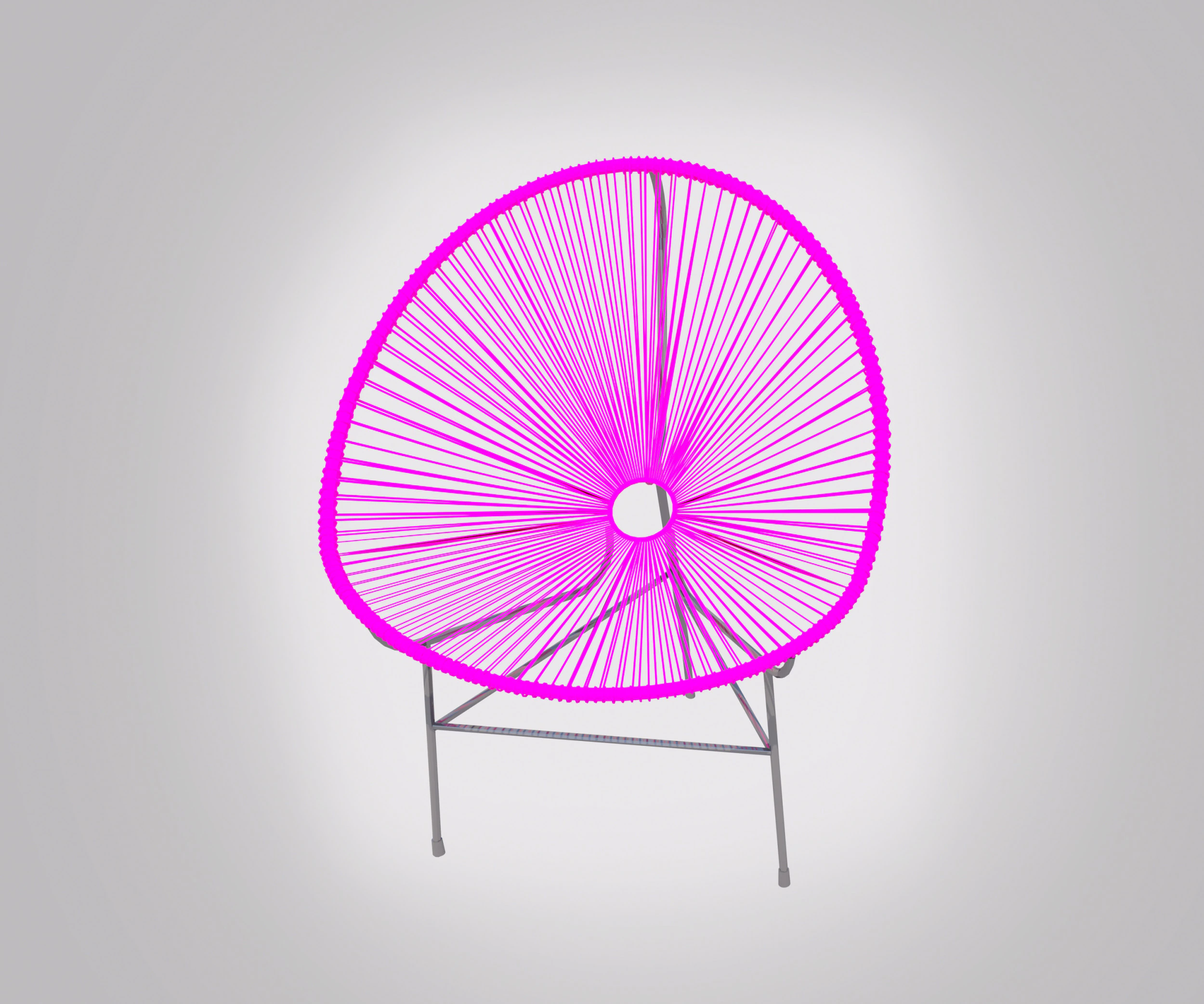 Acapulco Chair 3D Model .c4d .max .obj .3ds .fbx .stl .blend 