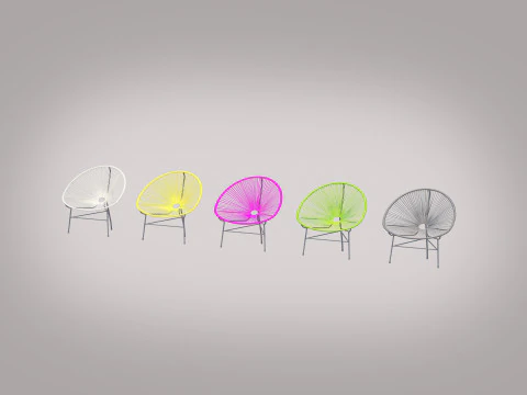 Acapulco Chair 3D Model