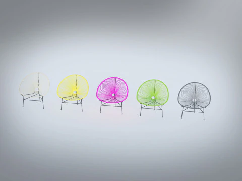 Acapulco Chair 3D Model