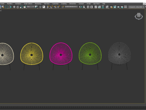 Acapulco Chair 3D Model