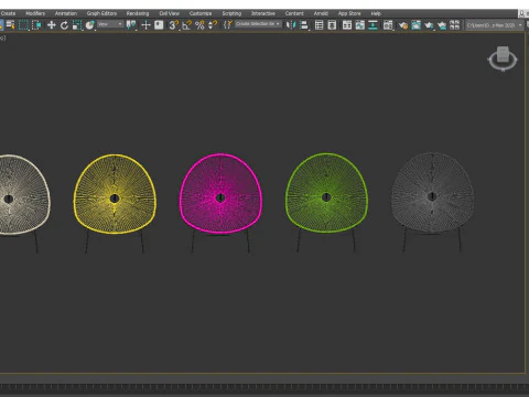 Acapulco Chair 3D Model