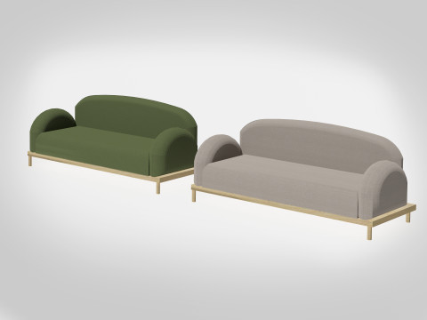 Charlotte Sofa 3D 모델