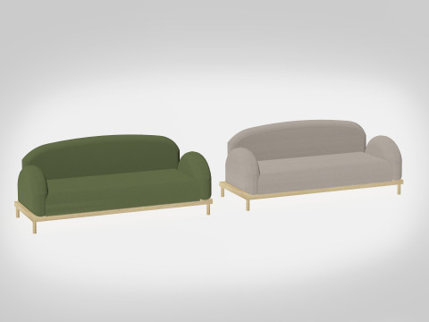 Charlotte Sofa 3D 모델