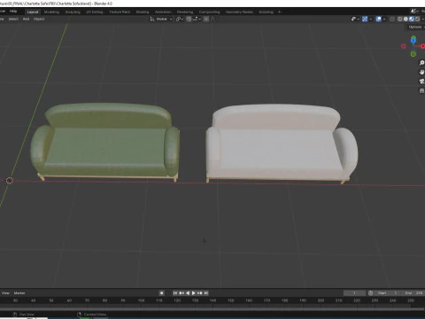 Charlotte Sofa 3D Model