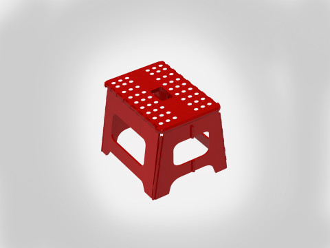 Circus Bench 3D Model