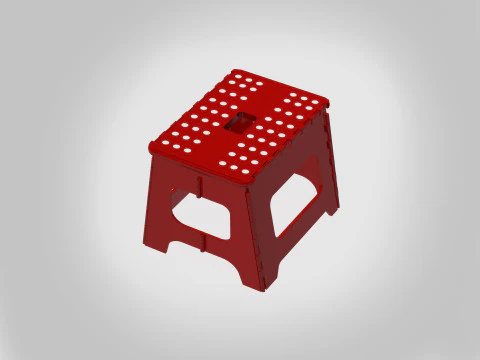 Circus Bench 3D Model
