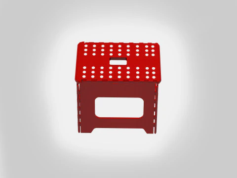 Circus Bench 3D Model