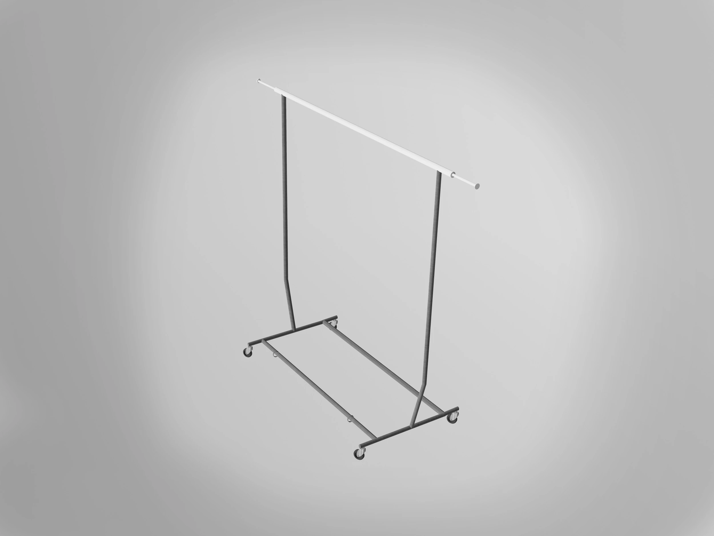 Garderobenst&auml;nder 3D Modell .c4d .max .obj .3ds .fbx .stl .blend 