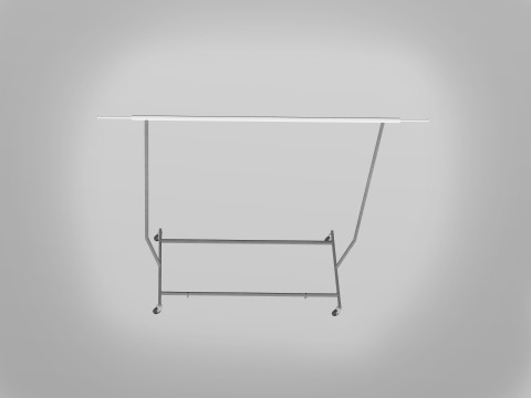 Cloakroom Stand Model 3D