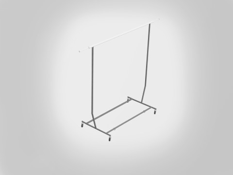 Cloakroom Stand Model 3D