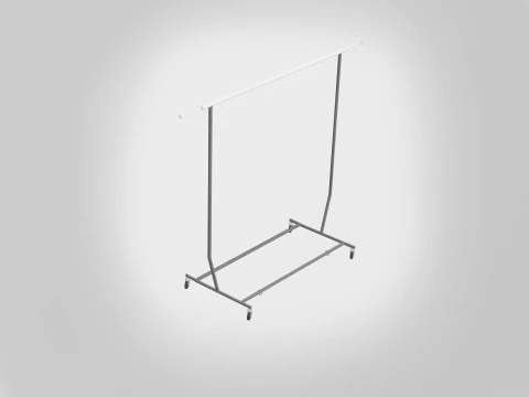 Garderobenst&auml;nder 3D Modell