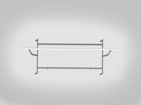 Cloakroom Stand Model 3D