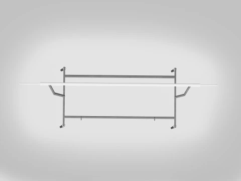 Garderobenst&auml;nder 3D Modell